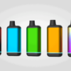 Square Hidden Battery CBD Vape | Colourful | 1 Pcs - 图片 13